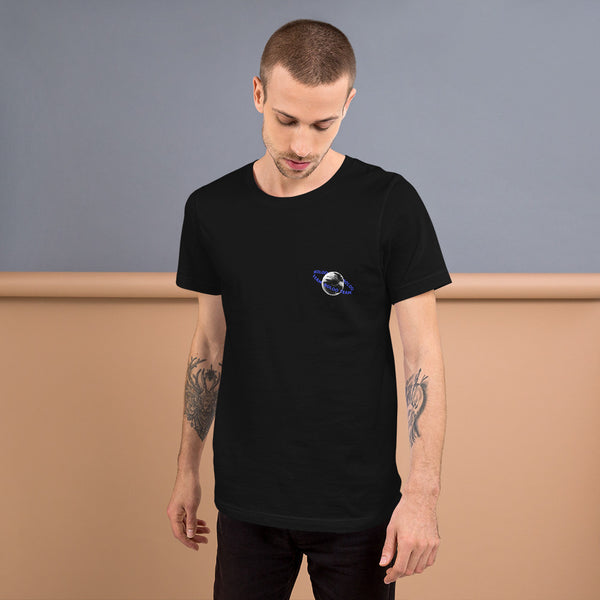 T-shirt - Boloo World Black Blue